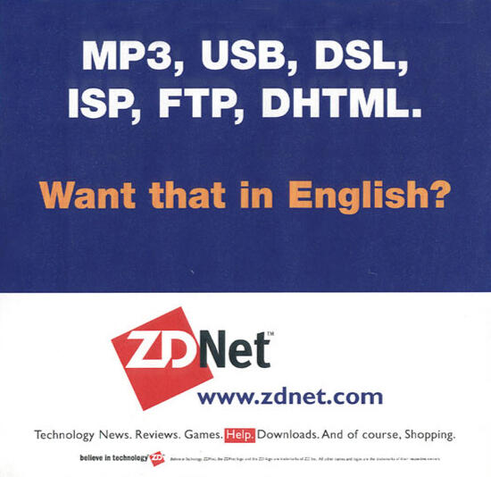 ZDNet.com billboard/TV campaign ZDNet.com billboard/TV campaign
